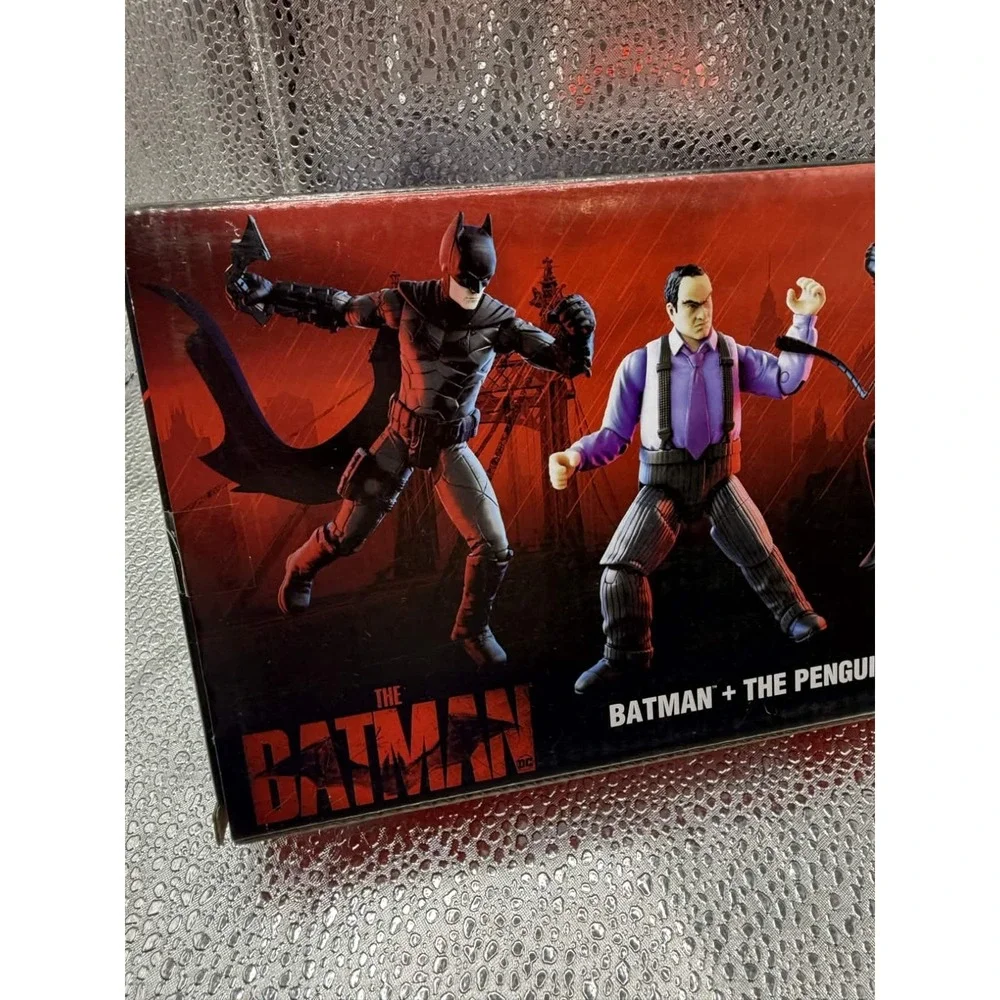 The Batman Ultimate Batman Set Penguin + Selina Kyle + Batman + Batmobile NEW